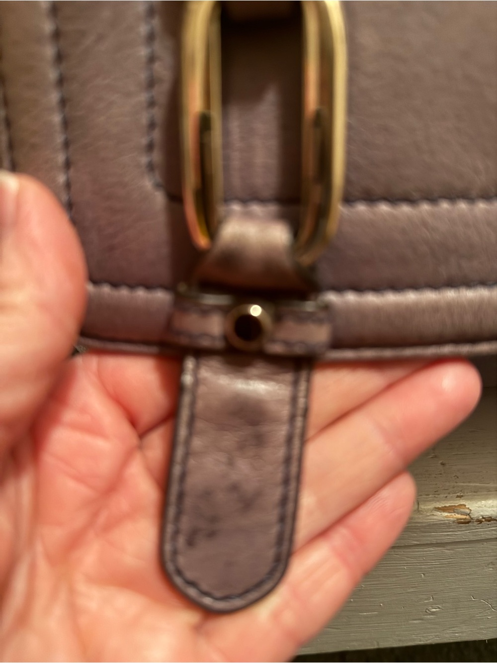 B. MAKOWSKY LEATHER TOTE CARRYALL SATCHEL BAG SHOPPER PURSE GREY GRAY - Picture 11 of 16